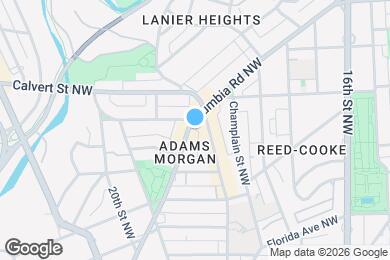 Map image of the property - 1824 Columbia Rd NW