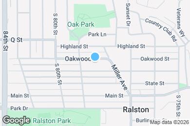 Map image of the property - 7769 Oakwood St