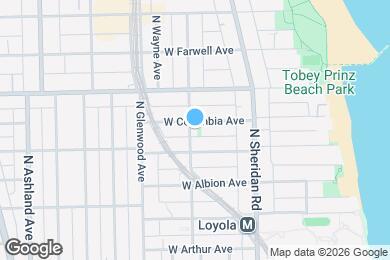 Map image of the property - 1265 W Columbia Ave