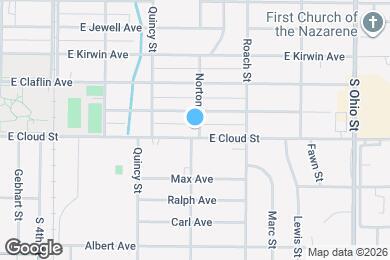 Map image of the property - 433 E Cloud St