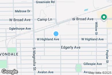 Map image of the property - 1505 W Highland Ave