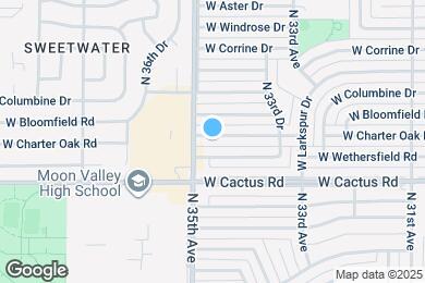 Map image of the property - 3429 W Charter Oak Rd