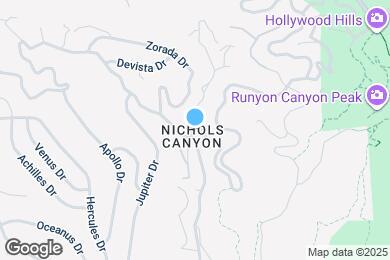 Map image of the property - 2366 Nichols Canyon Rd