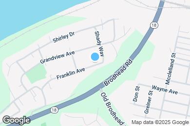 Map image of the property - 145 Franklin Ave