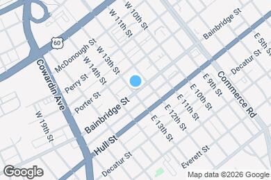 Map image of the property - 109 W 13th St