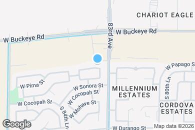 Map image of the property - 8306 W Papago St