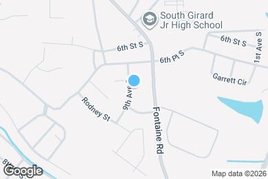 Map image of the property - 713 9th Ave S