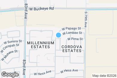 Map image of the property - 1604 S 80th Ln