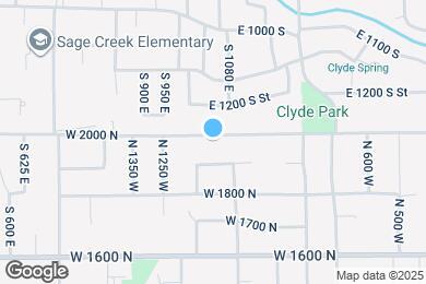 Map image of the property - 1095 W 2000 N
