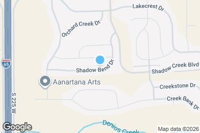 Map image of the property - 2318 Shadow Bend Dr