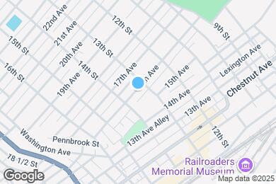 Map image of the property - 1311 16th Ave