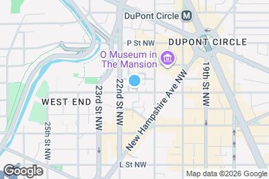 Map image of the property - 2125 N St NW