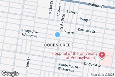 Map image of the property - 428 S 57th St