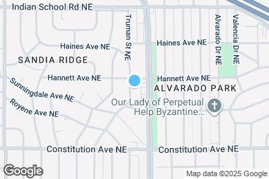 Map image of the property - 1718 Truman St NE