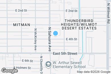Map image of the property - 5917 E 4th St