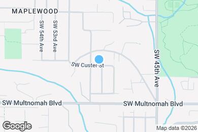 Map image of the property - 5007 SW Custer St