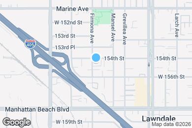 Map image of the property - 15410 Firmona Ave