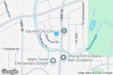 Map image of the property - 1725 Elmwood Ln