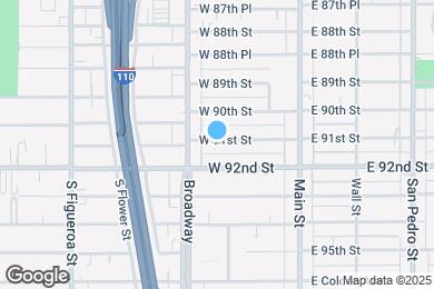 Map image of the property - 232 W 91st St