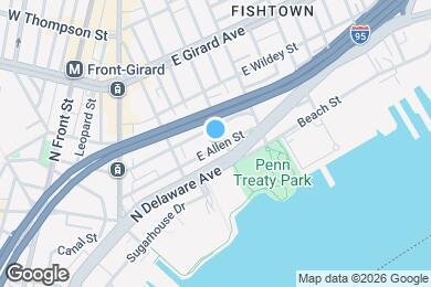 Map image of the property - 247 E Allen St