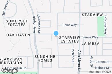 Map image of the property - 3732 Mercury Dr