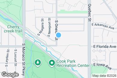 Map image of the property - 1458 S Oneida St