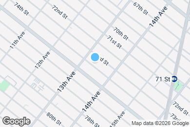 Map image of the property - 1329 74th St