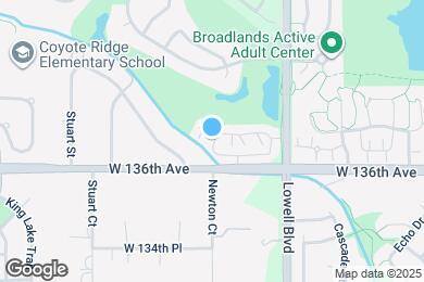 Map image of the property - 3751 W 136th Ave