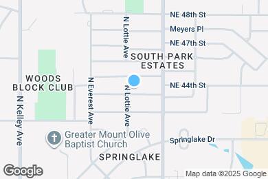 Map image of the property - 1305 NE 43rd St