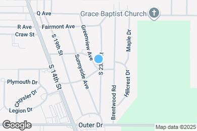 Map image of the property - 2818 Greenview Ave