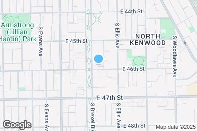 Map image of the property - 4545 S Drexel Blvd