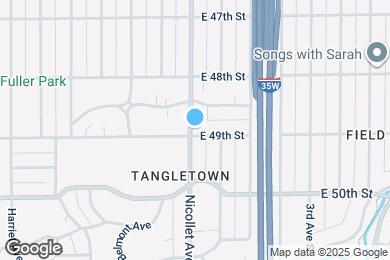 Map image of the property - 4855 Nicollet Ave S