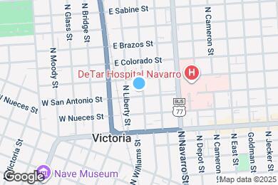 Map image of the property - 1401 N De Leon St