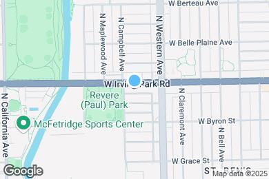 Map image of the property - 2441 W Irving Park Rd