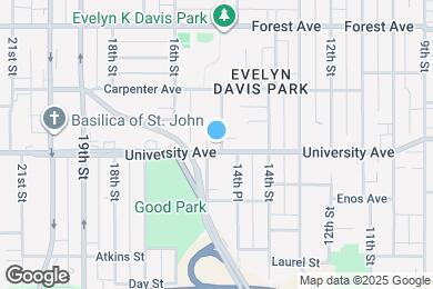 Map image of the property - 1501 University Ave