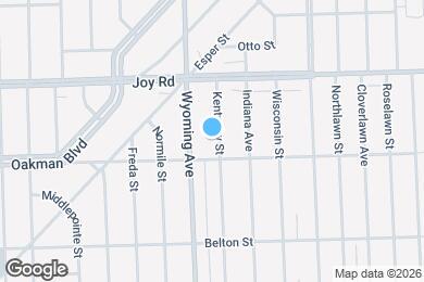 Map image of the property - 8535 Kentucky St