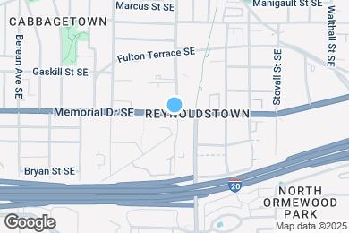 Map image of the property - 841 Memorial