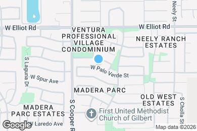 Map image of the property - 650 W Palo Verde St