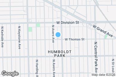 Map image of the property - 3807 W Thomas St