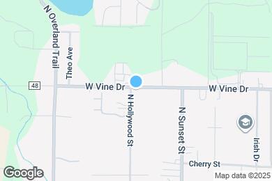 Map image of the property - 2843 W Vine Dr