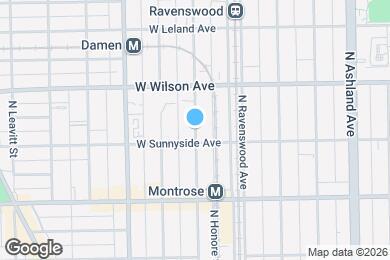 Map image of the property - 4518 N Wolcott Ave