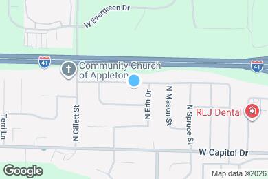 Map image of the property - 1355 W Hiawatha Dr