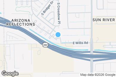 Map image of the property - 770 E Reflection Pl