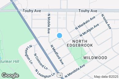 Map image of the property - 7027 N Mankato Ave