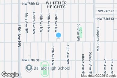 Map image of the property - 7006 12th Ave NW