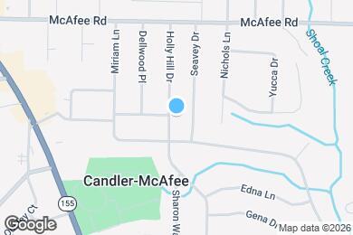 Map image of the property - 2122 Holly Hill Dr