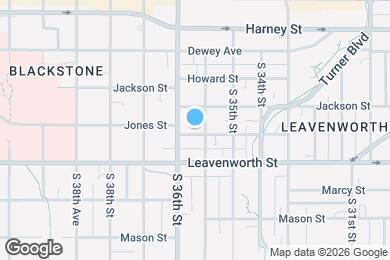 Map image of the property - 3558 Jones St
