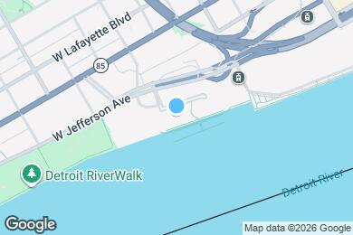 Map image of the property - 1001 W Jefferson Ave