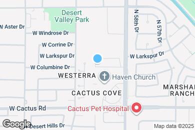Map image of the property - 5968 W Columbine Dr
