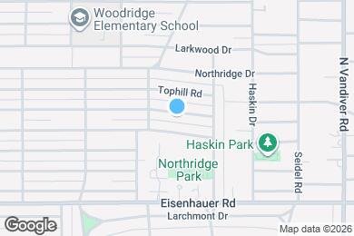 Map image of the property - Beautifully updated Northwood home near Northridge Park